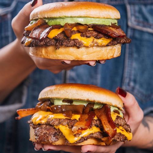 (PEGUE E LEVE) Queijo e Carne Burger