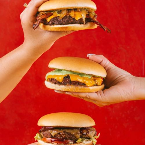 (30% DELIVERY) Queijo E Carne Burger 