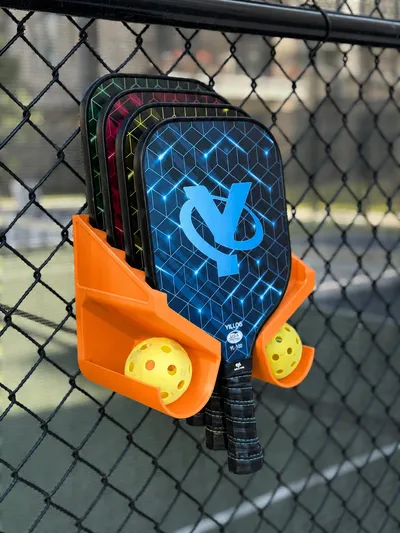 Pickle Caddy 4x4 Pickleball Paddle and Ball Holder