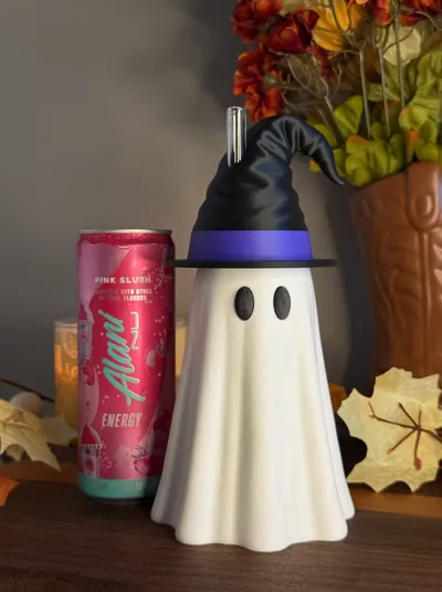 Ghost Slim Can Coozie
