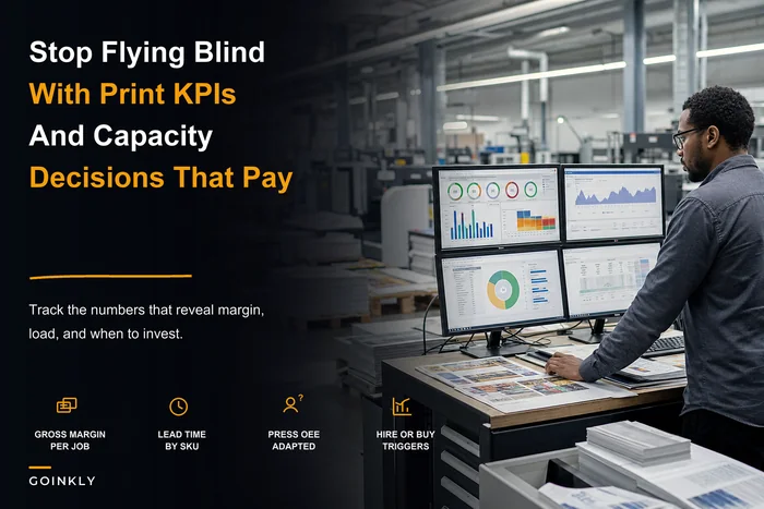 Stop flying blind: KPIs and a capacity model every profitable print shop should track