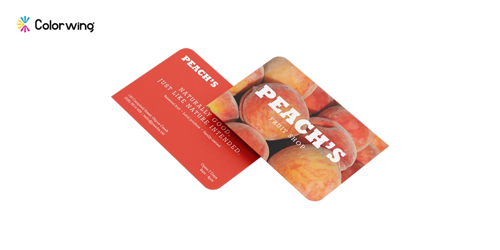 Premium soft touch printing Smooth finish business cards