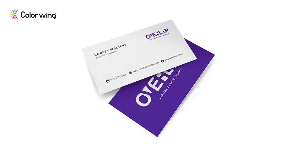 Soft lamination business cards