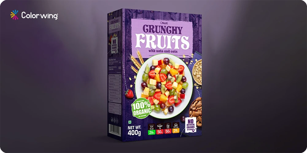 Cereal box dimensions in inches Typical cereal box size