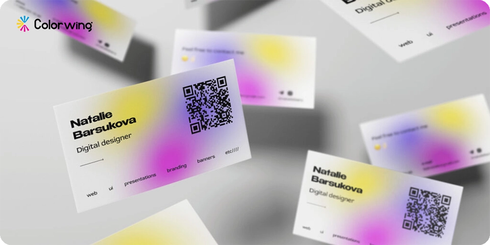 Brand identity cards