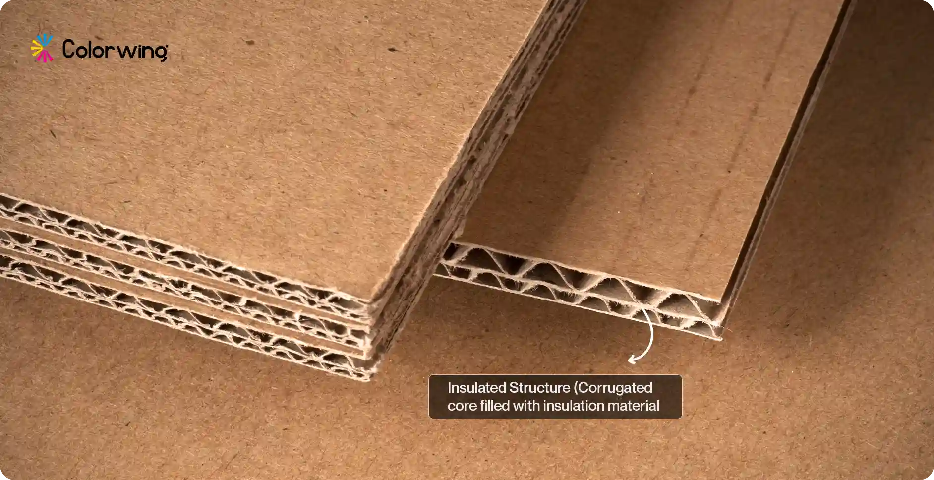 corrugated flutes insulation corrugated cardboard insulation