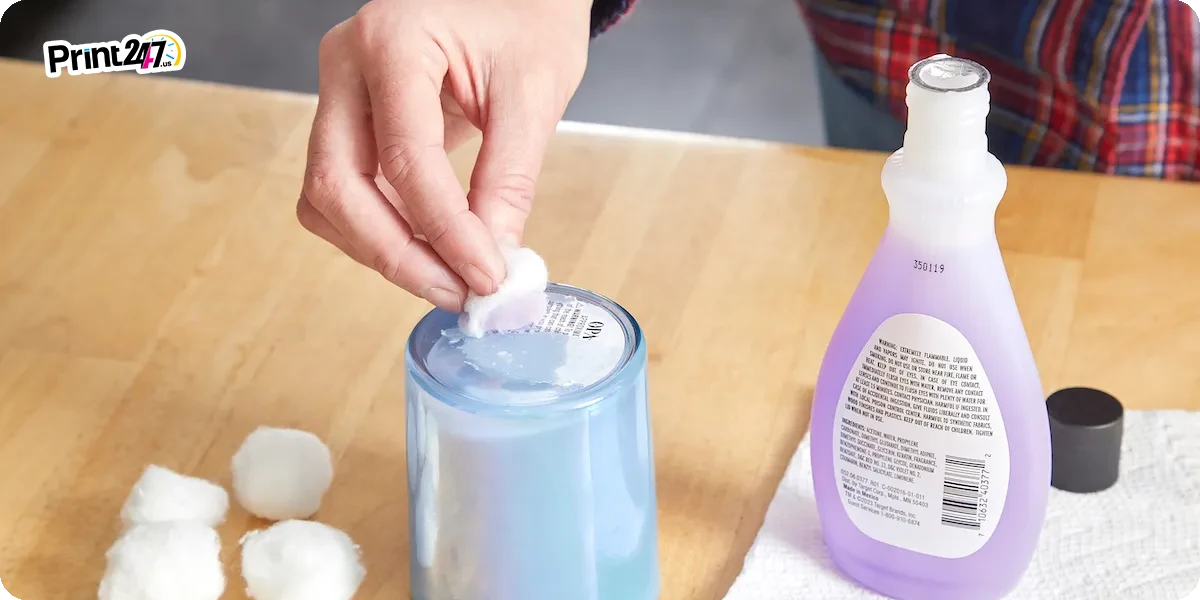 Using Acetone or Nail Polish Remover