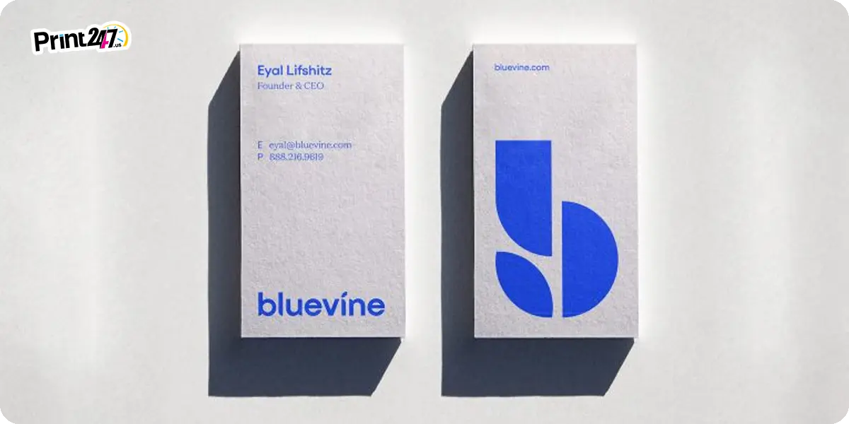 Vertical Orientation Business Cards