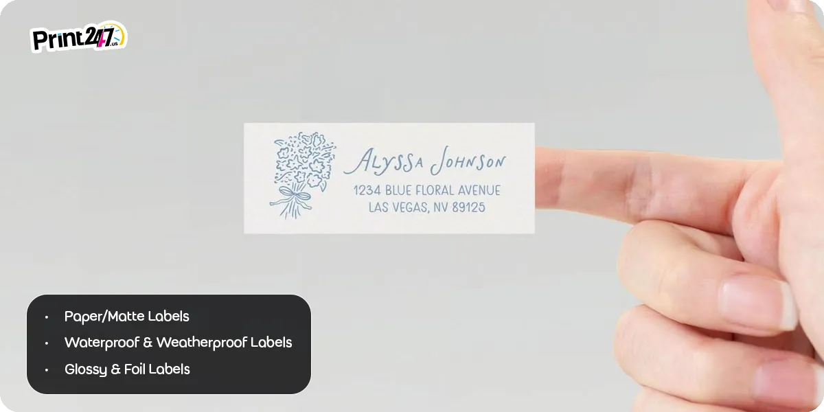 address-label-materials