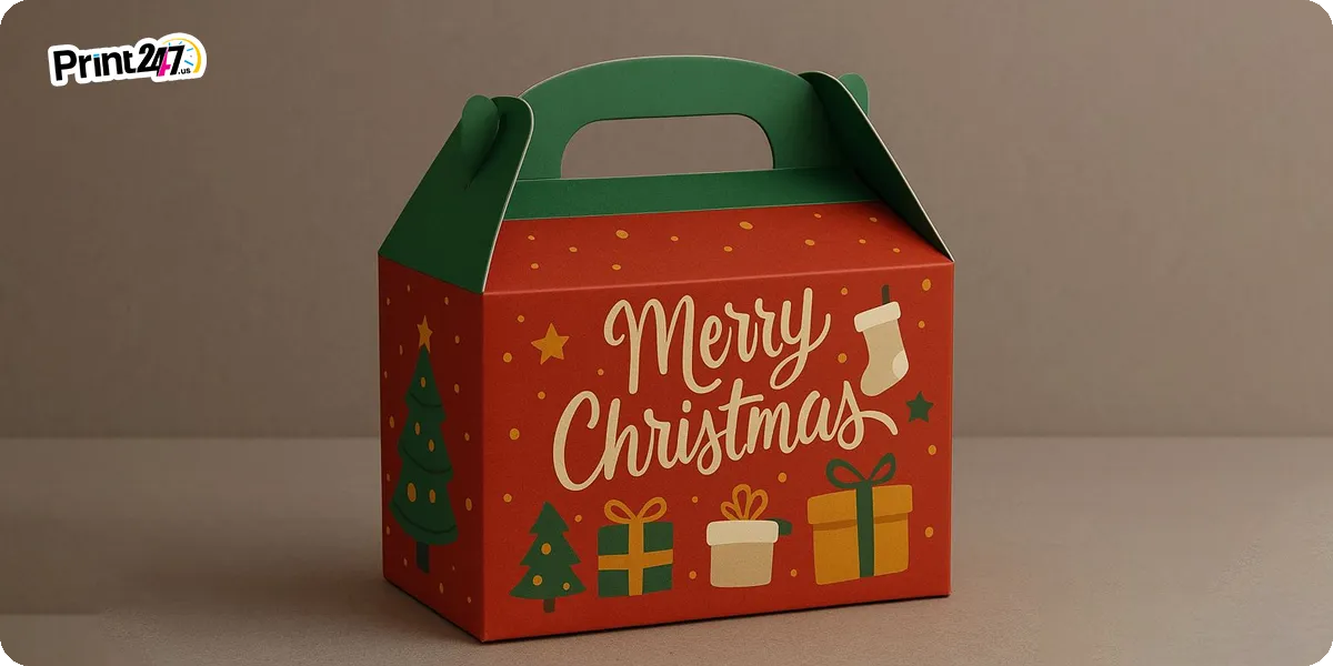 Classic Christmas gable boxes Christmas-gable-packaging