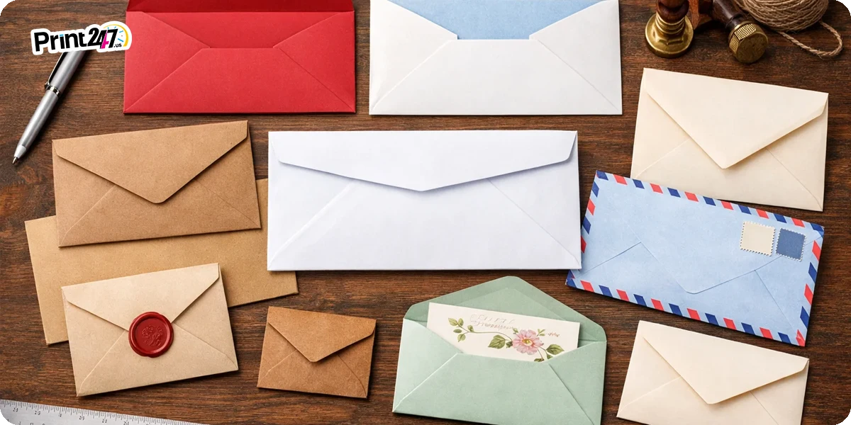 Different Types of Envelopes & Sizes