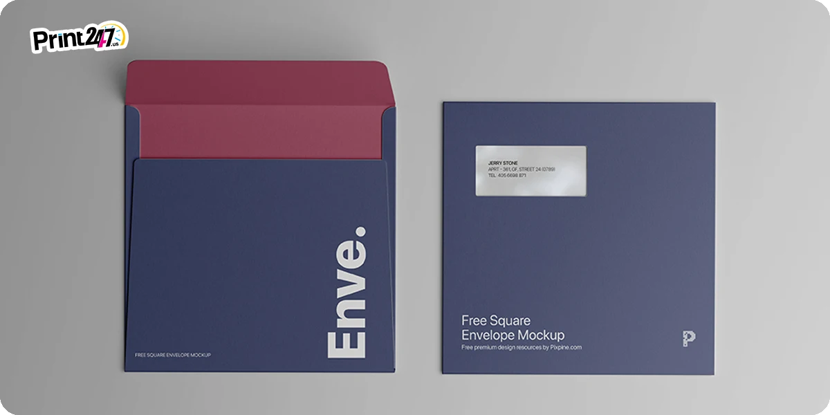 Square and Specialty Envelope Sizes by Print247