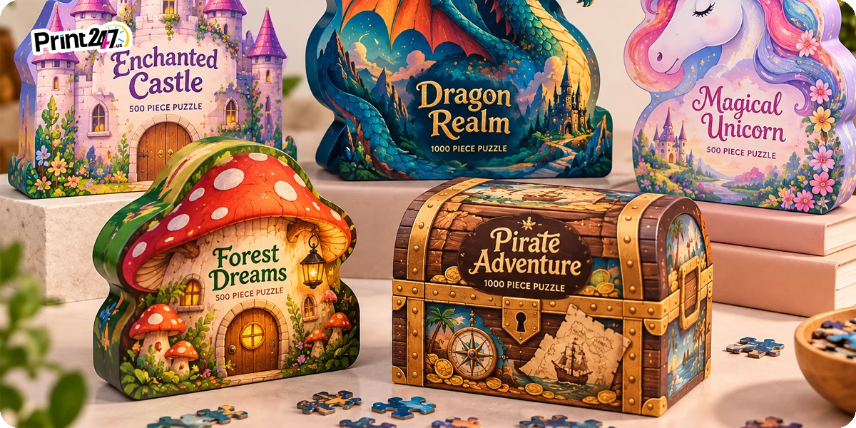 Fantasy Puzzle Boxes for Puzzle and Hobby Brands
