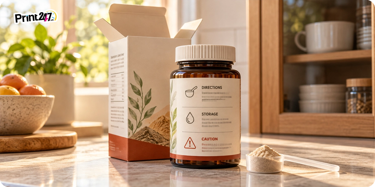 Add Directions, Storage Details, and Warnings on The Labels