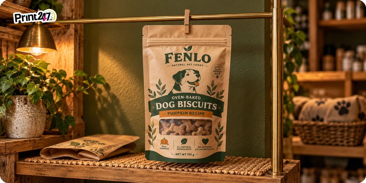 Kraft Paper Pouches for pet food packaging Kraft Paper Pouches for pet food packaging