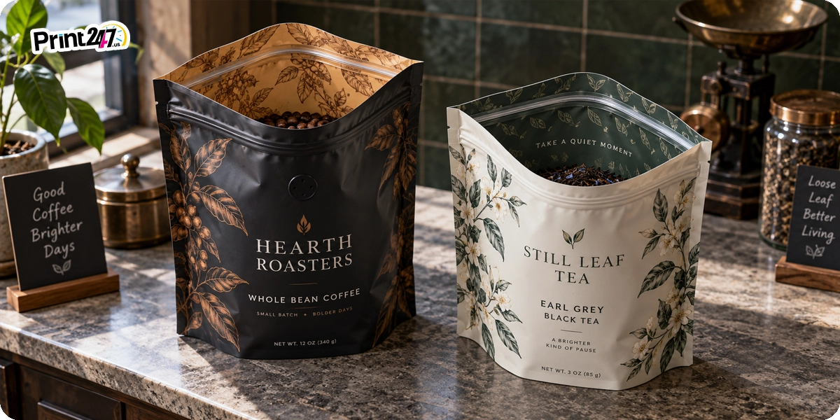 Coffee and Tea Pouches Coffee and Tea Pouches