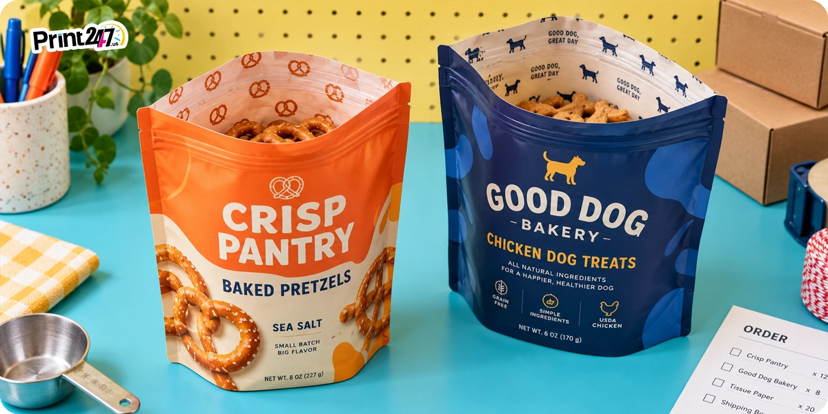 Snack and Pet Treat Pouches Snack and Pet Treat Pouches