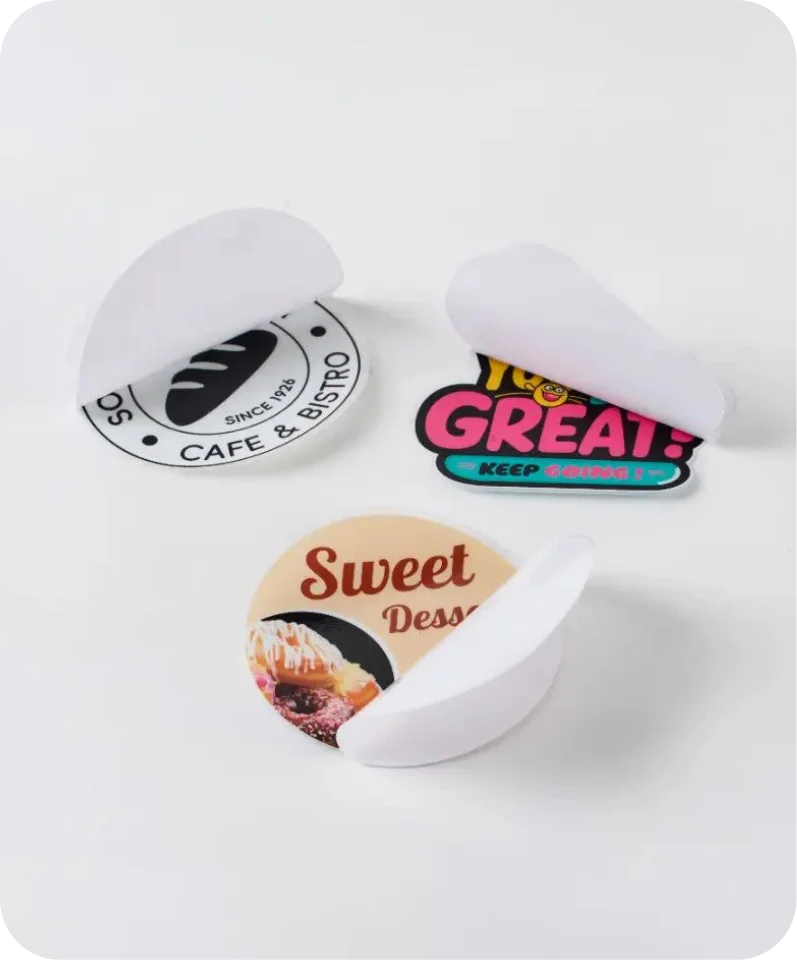 Front-Adhesive Stickers