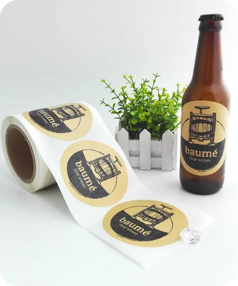 custom bottled water labels