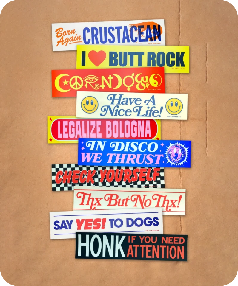 custom bumper stickers for cars