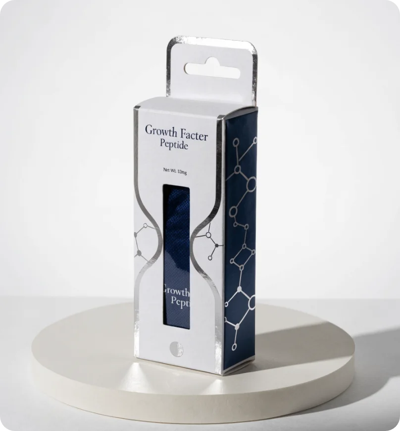 Peptide Tuck Boxes With Hang Tag
