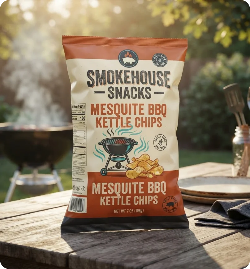 Custom Printed 8.5x13" Chip Bags