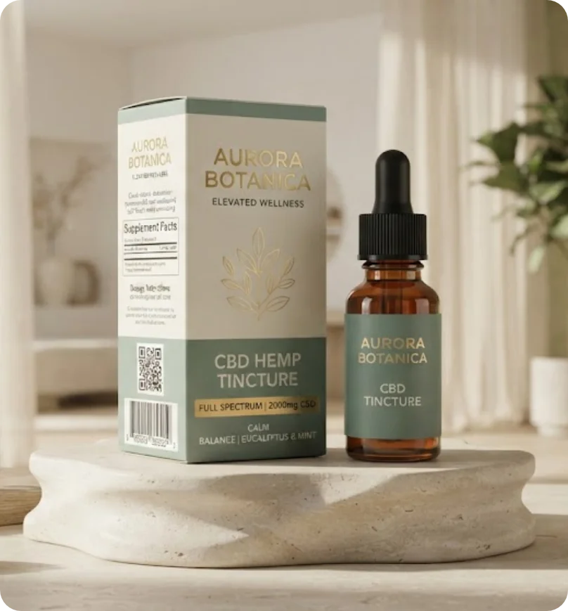 CBD Supplements  Tincture Boxes