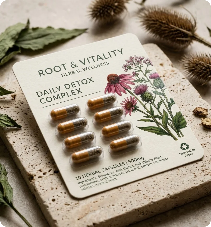 Herbal Capsule Blister Packaging