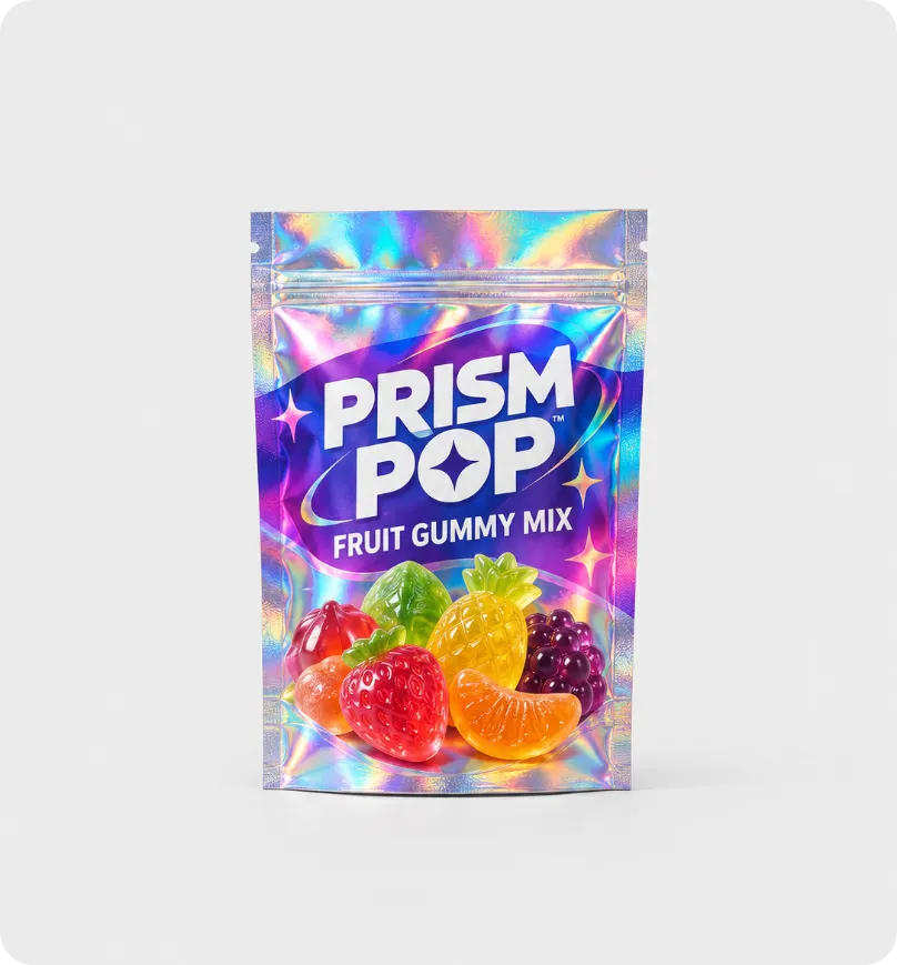 Holographic Mylar Bags 4x6x2"