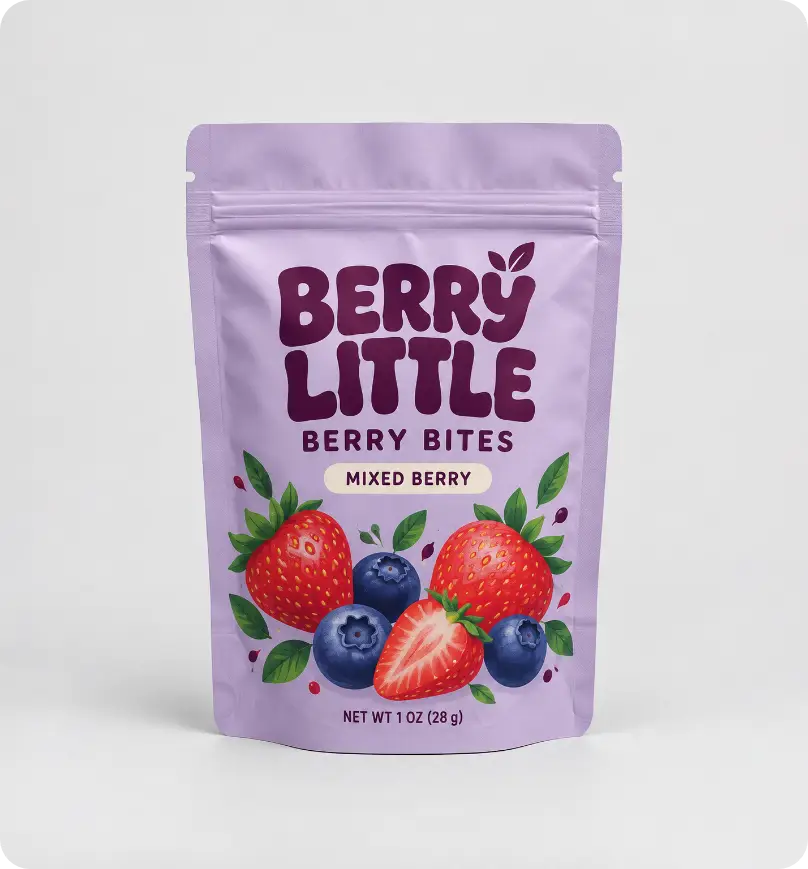 Custom Printed 3x4x2" Mylar Bags