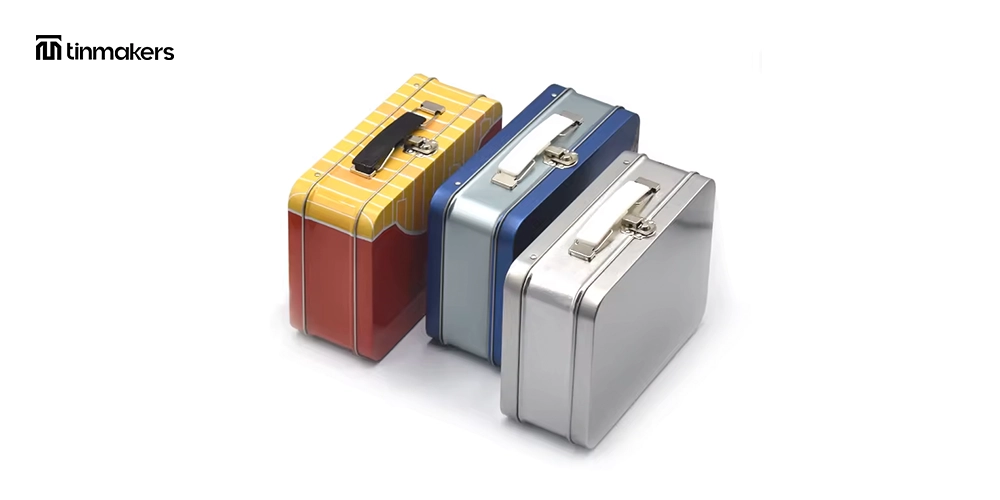 Stylish tin lunch box options