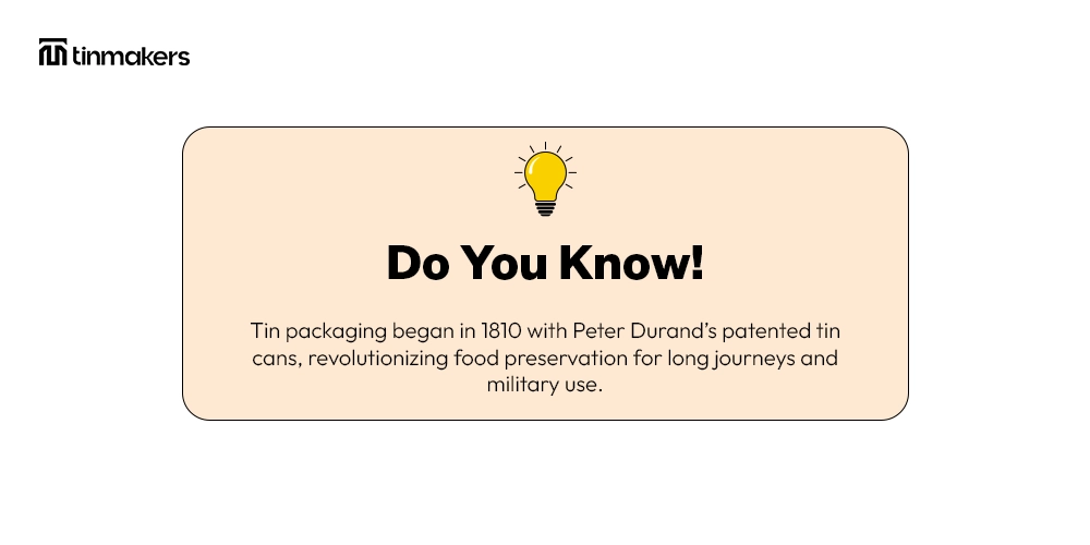 Reusable tin packaging