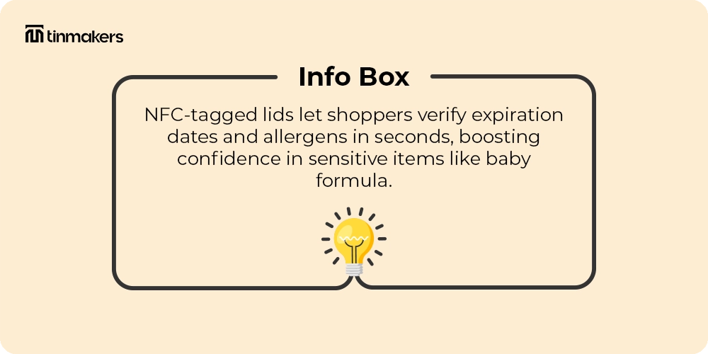 Gift-ready metal packaging