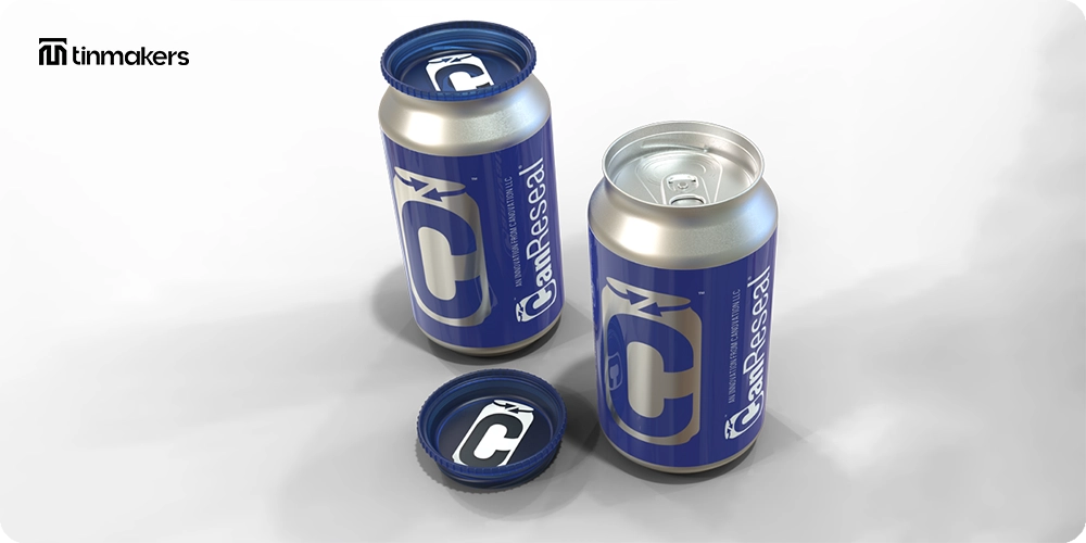 Branding with tin cans