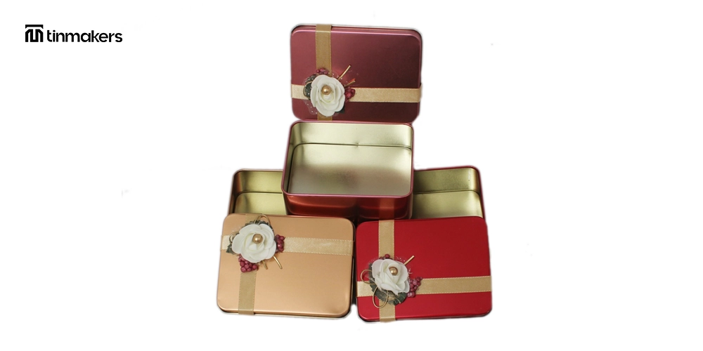 Mini tin container planters