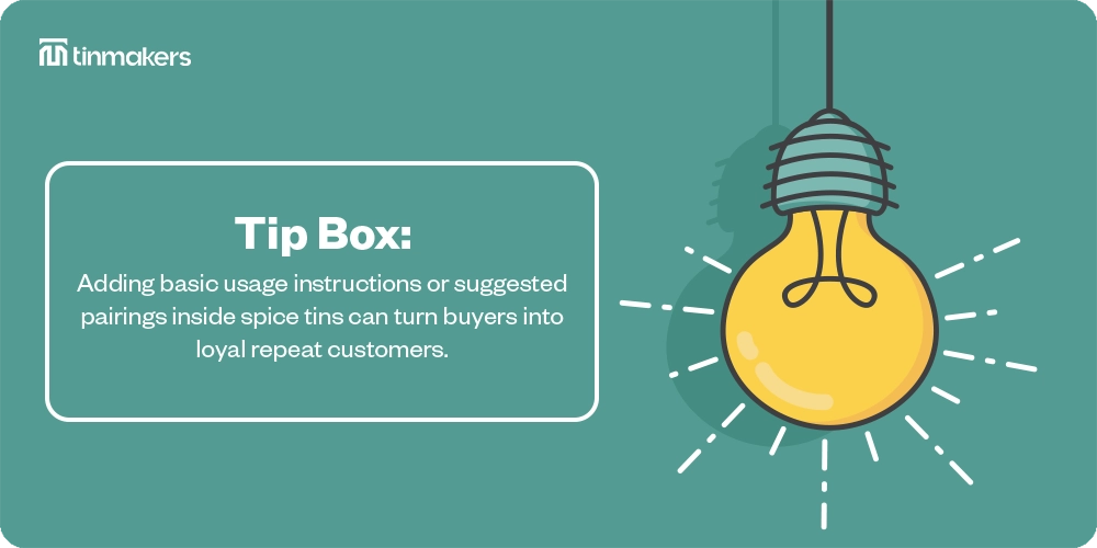 Craft supplies tin organizer