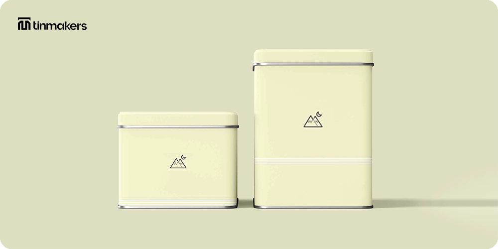 Personalized tin box packaging design