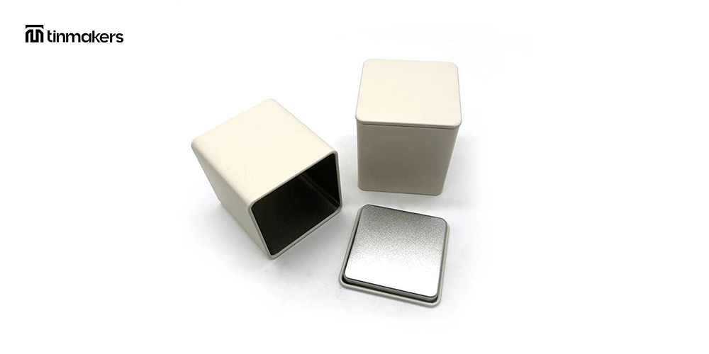 Food grade square tin containers