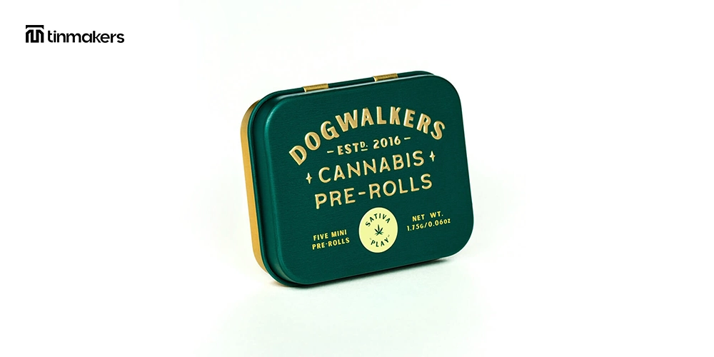 custom cannabis tin packaging