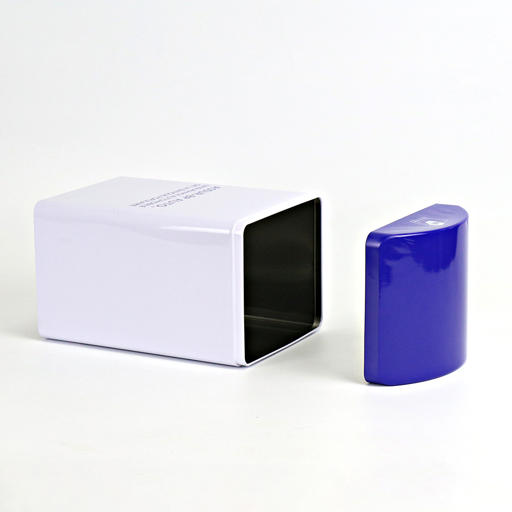 Custom Rectangular Metal Gift Container with Lid