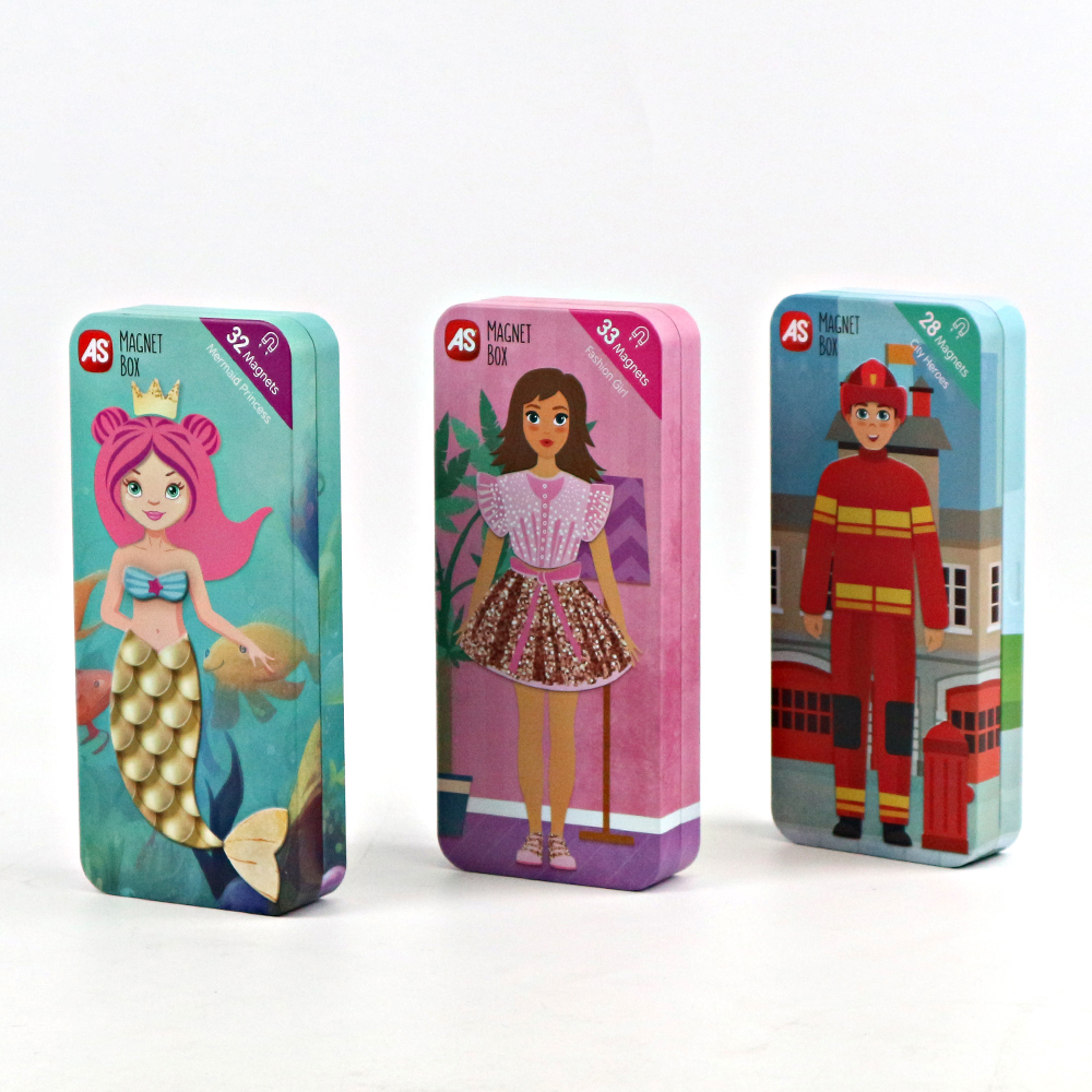 Personalized cartoon magnet boxes