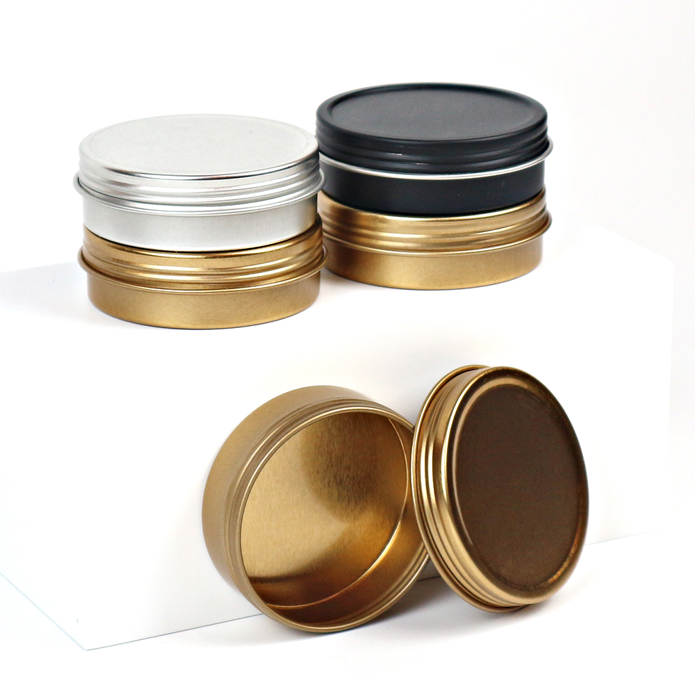 skin butter tins balm storage boxes