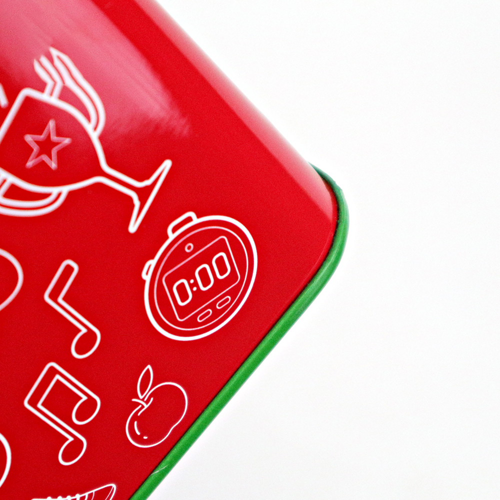 Merry Christmas Personalized Cookie Tin