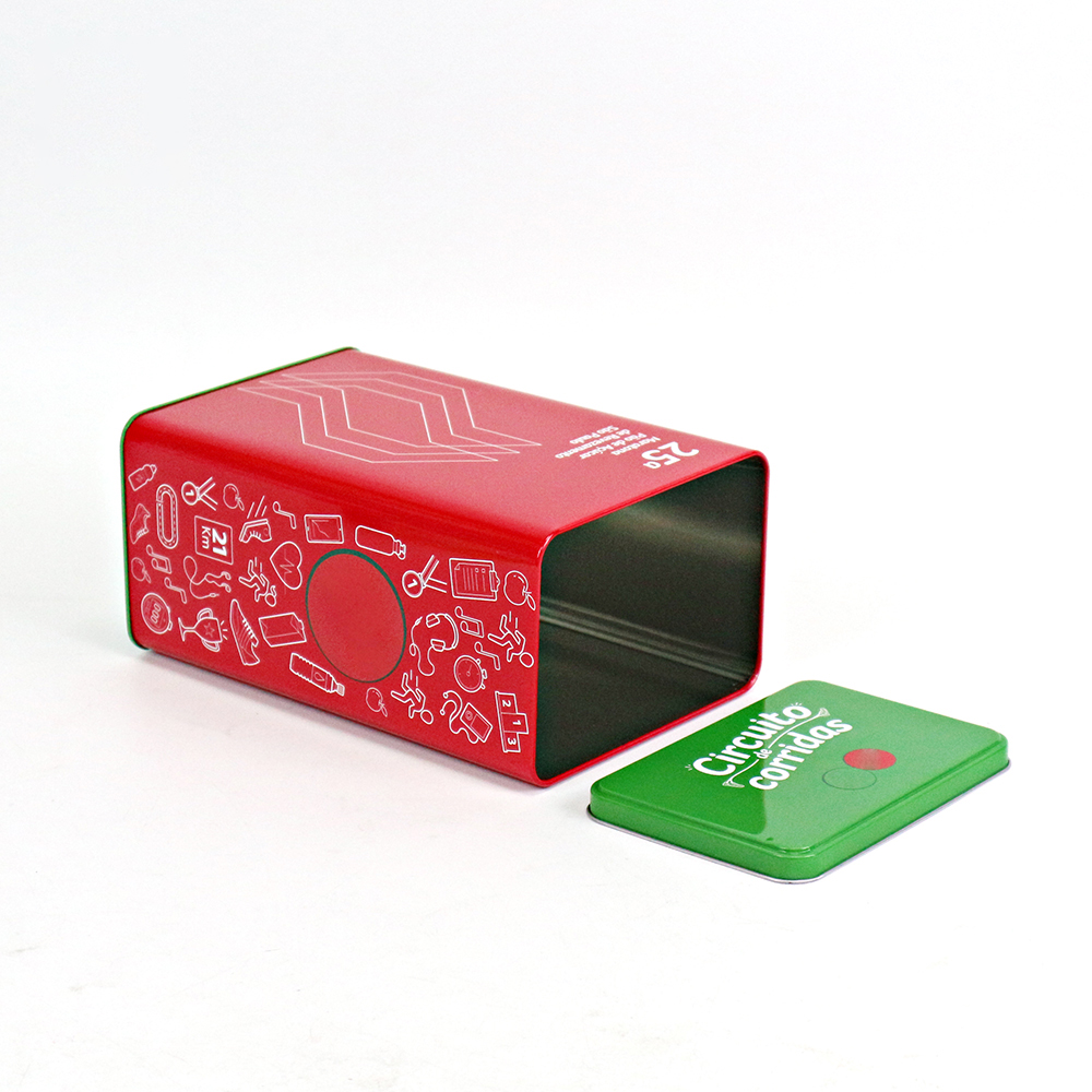 Snowflake-Themed Custom Cookie Tin