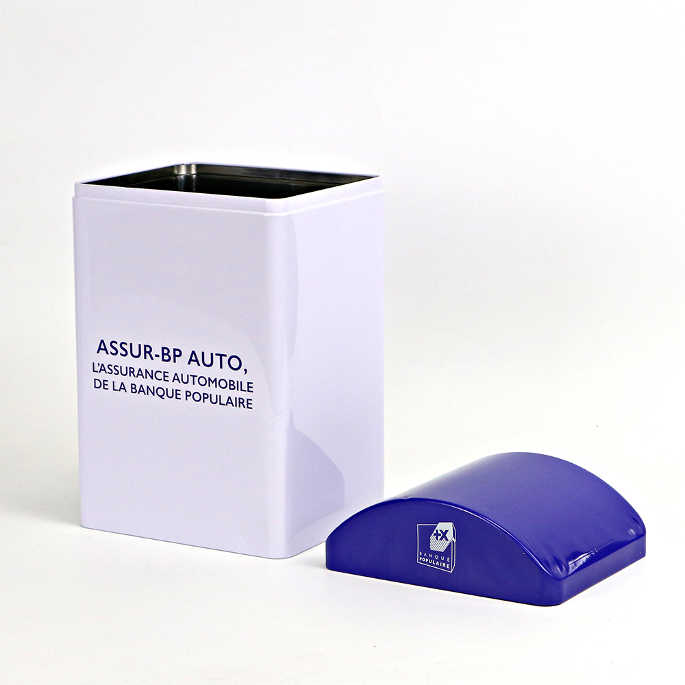 Luxury Rectangular Metal Gift Container with Lid