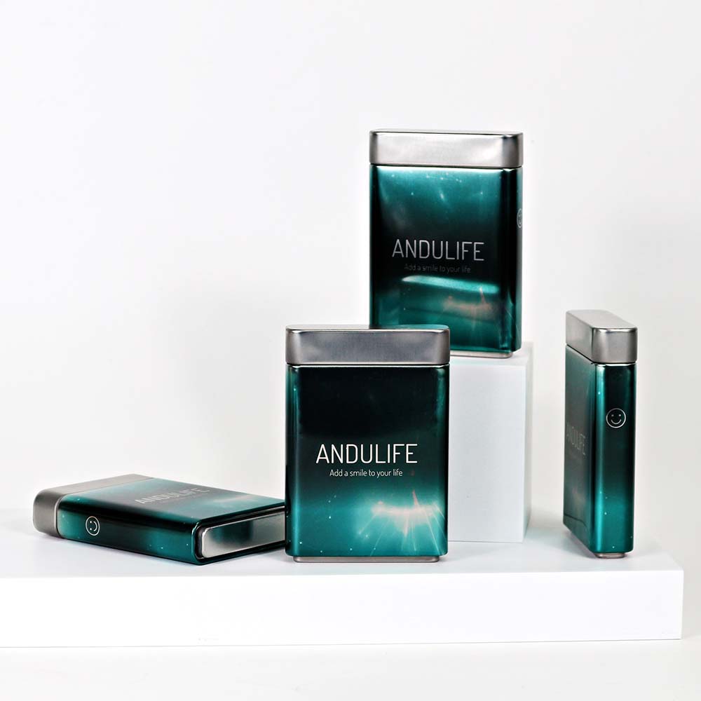 Custom spice tin box featuring an airtight seal and a personalized label, perfect for storing spices.