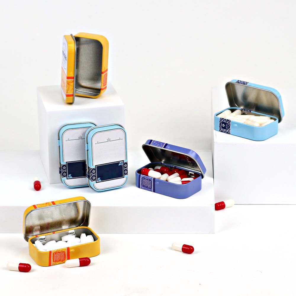 Custom-designed CBD storage tins