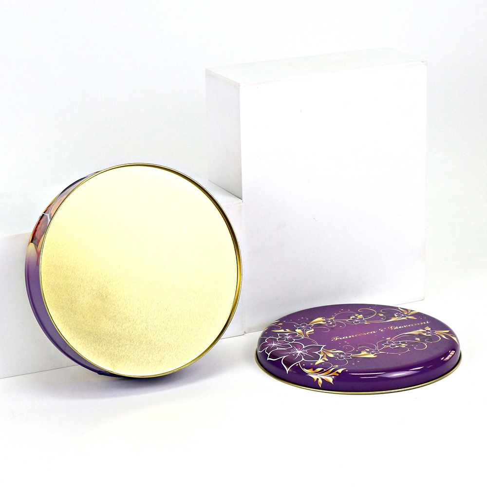 Metal cookie containers for gifting