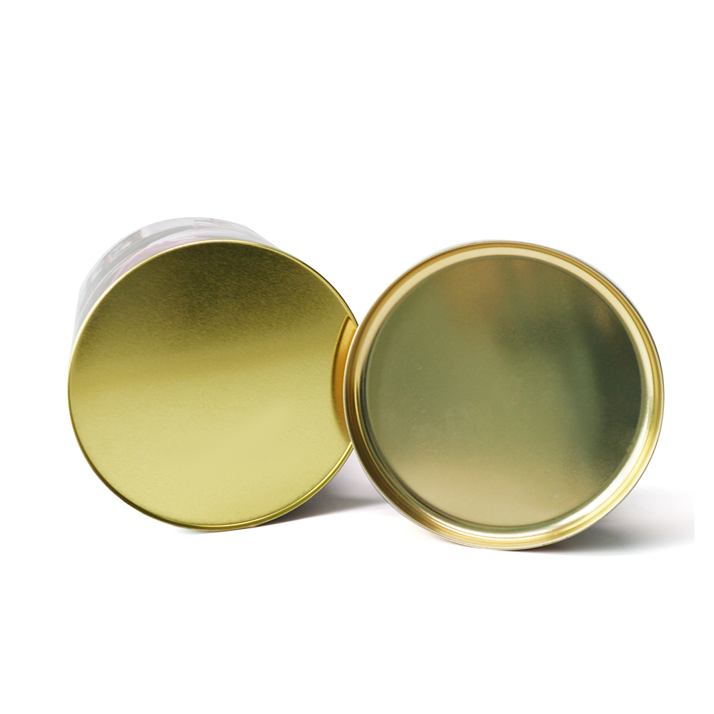 Tin box for herb packaging