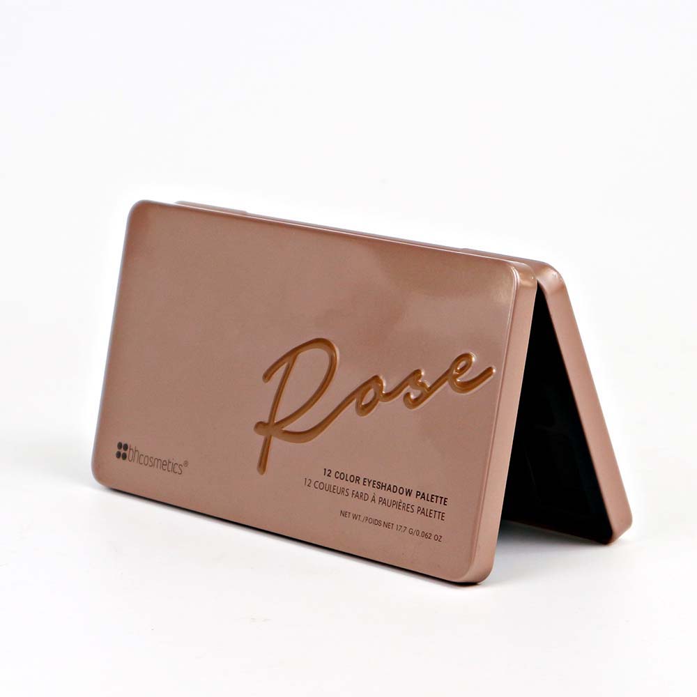 Cosmetic tin box with mirror